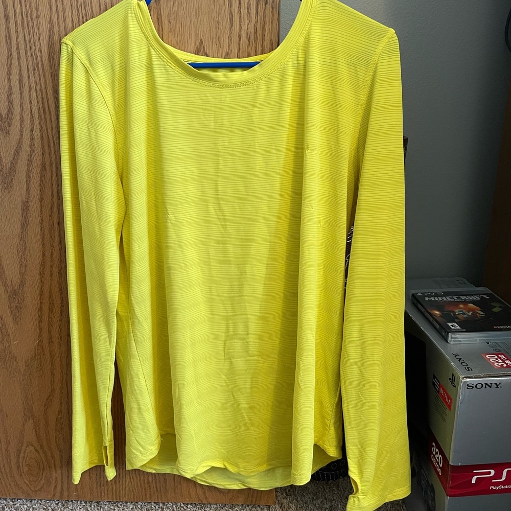 Zyia Yellow Long Sleeve Active Top